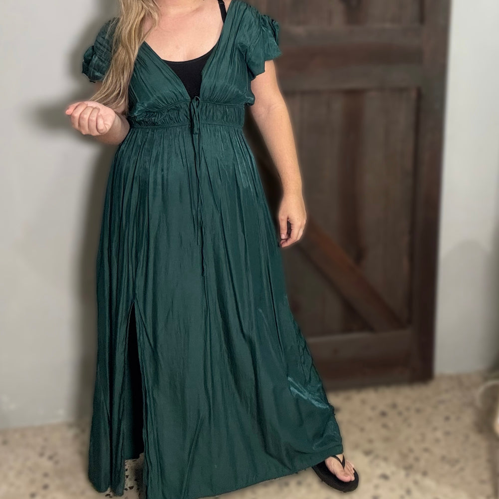 Traje verde