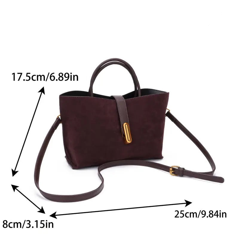 
                  
                    Suede Leather Handbag
                  
                