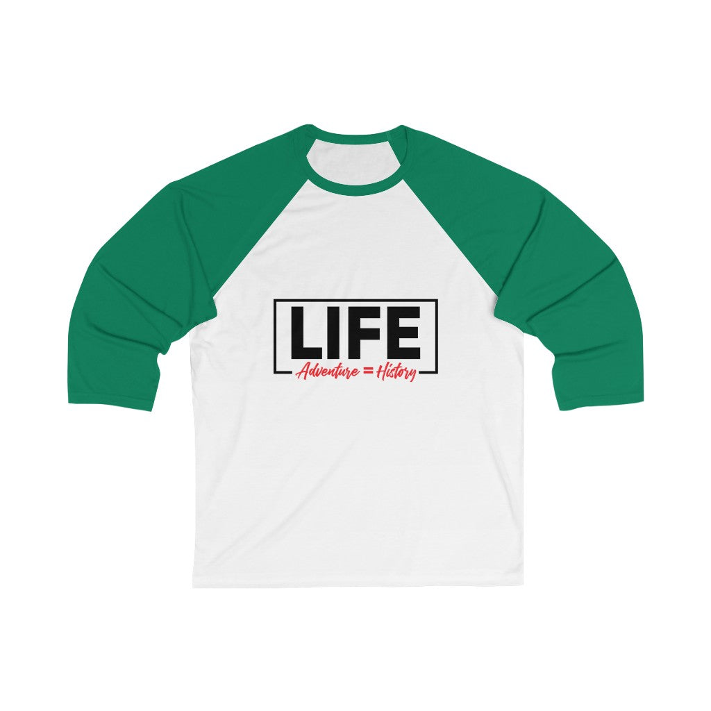 LIFE  3/4 Sleeve Baseball Tee